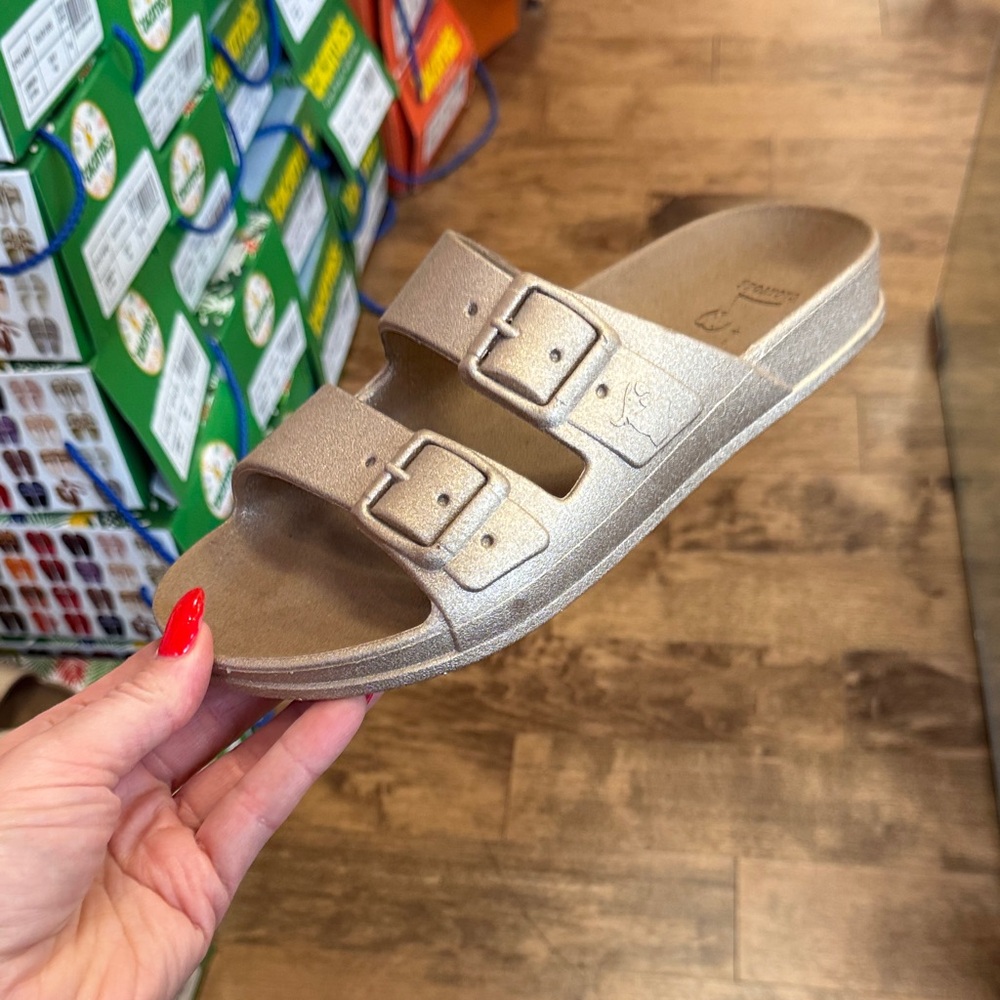 Stylish Women's Sandals in Gold